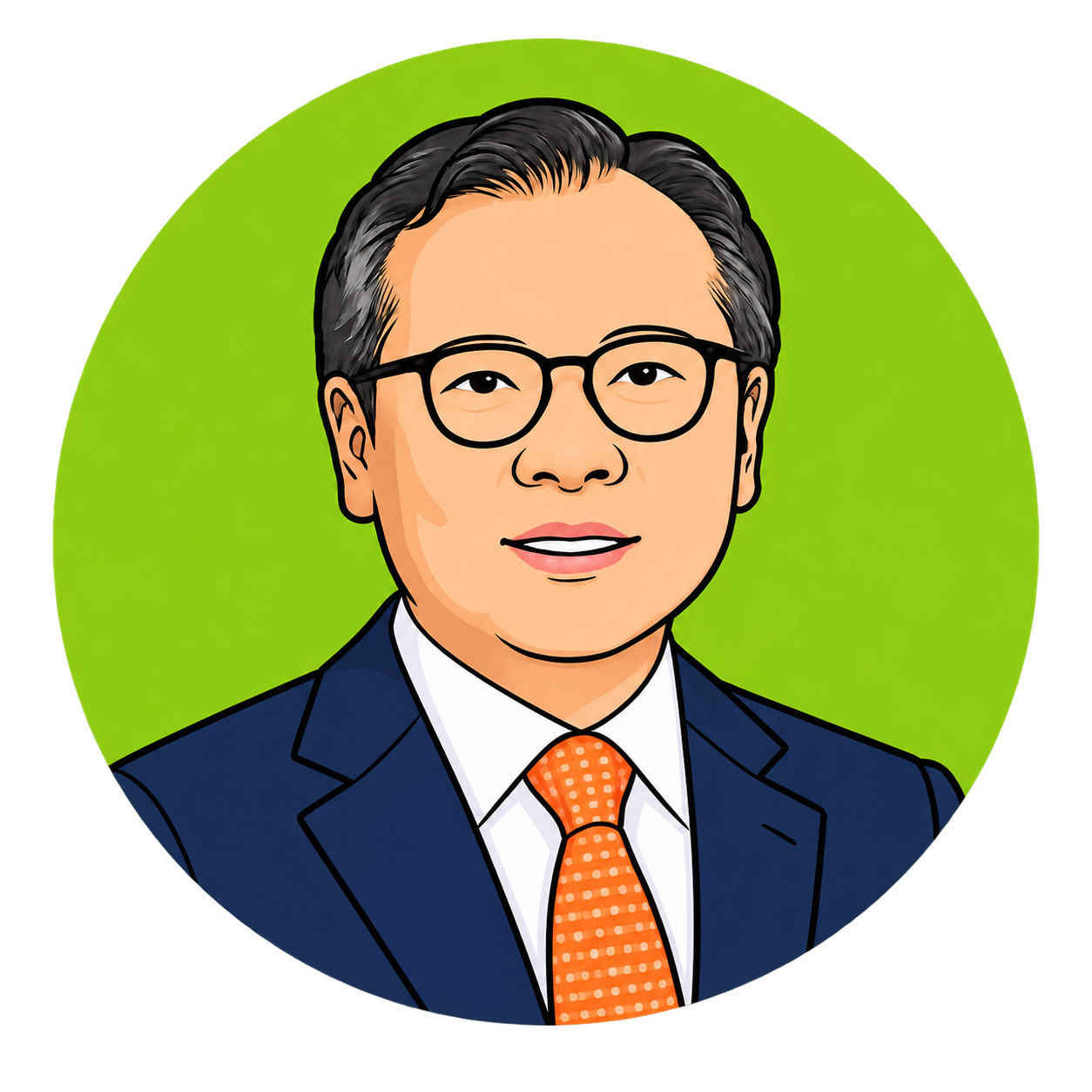 한승환 장로 일러스트